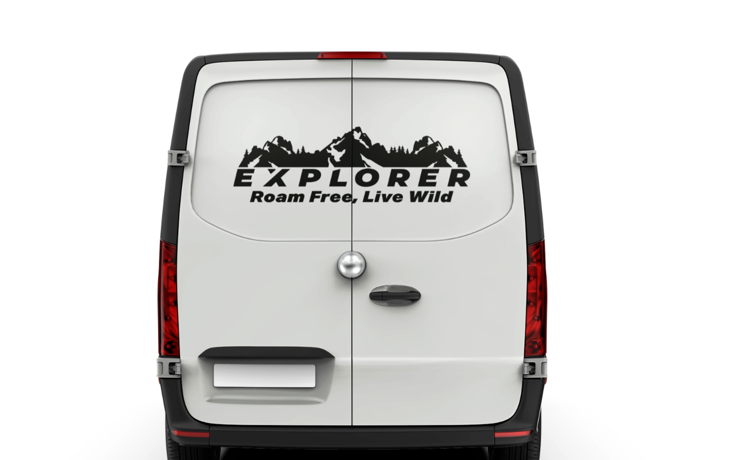 LRG EXPLORER MOUNTAINS 39" MOTORHOME CAMPER VAN CARAVAN / DECAL / GRAPHIC - 127