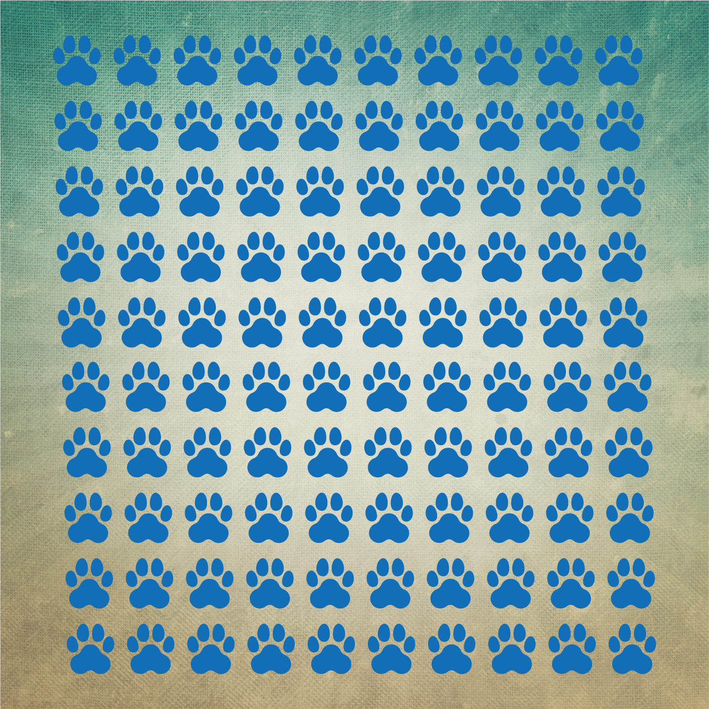 PET PAW PRINTS Vinyl Decal x 100 Stickers Glasses Craft Projects Chart