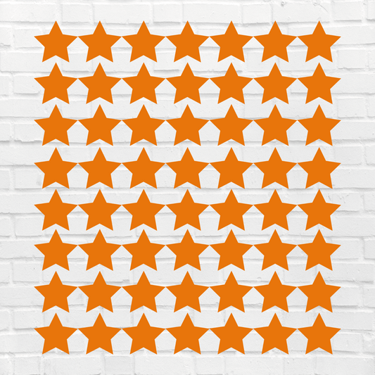 STARS Vinyl Decal x 100 Stickers Glasses Craft Projects Chart