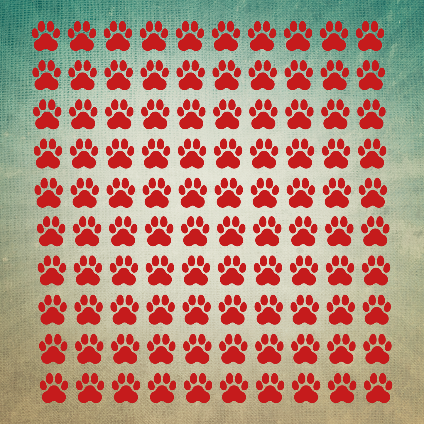 PET PAW PRINTS Vinyl Decal x 100 Stickers Glasses Craft Projects Chart